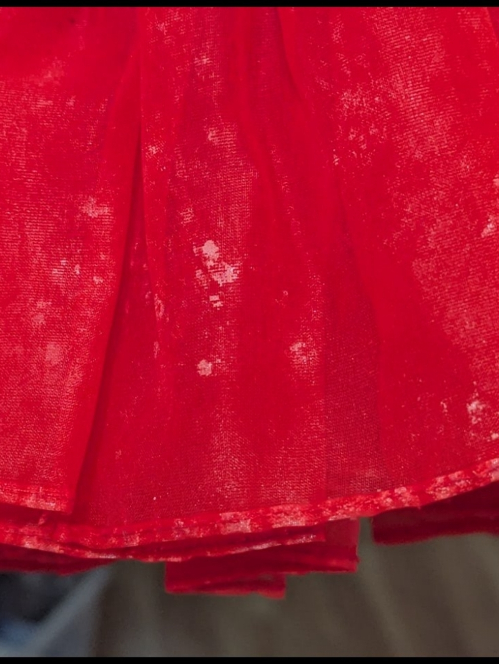 Vtg 50s Fashion Magic Red Crinoline Petticoat Skirt Layered Tulle MCM Sm/Md - Picture 7 of 12